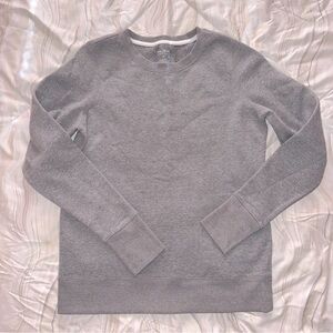 Tek Gear‎ Gray Knit Crewneck Sweater Minimalist Design